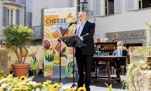 Carlo Petrini ha inaugurato 