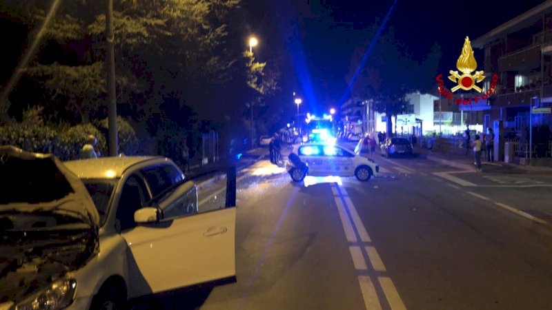 Cuneo, corso Francia chiuso al traffico per un incidente tra quattro auto