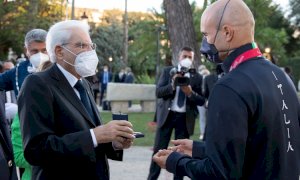 Diego Colombari ricevuto al Quirinale dal presidente Mattarella