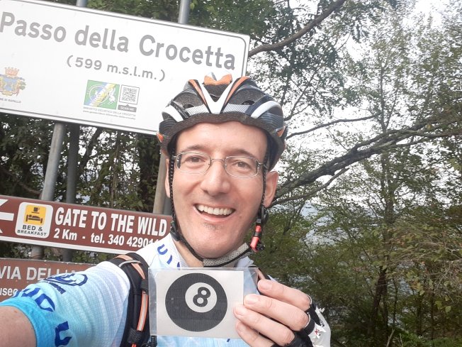 L'impresa di Antonello Martucci, il ciclista cuneese che ha "doppiato" il "Brevetto della Crocetta"