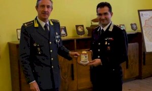 Il nuovo comandante dei Carabinieri in visita alla caserma della Guardia di Finanza