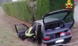 Un ferito nello scontro tra due auto a Scarnafigi