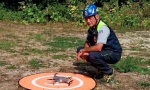 I droni della Protezione Civile di Cuneo protagonisti a 