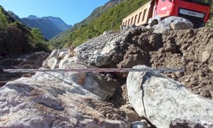 Continuano i lavori di ricostruzione della strada tra Entracque e San Giacomo