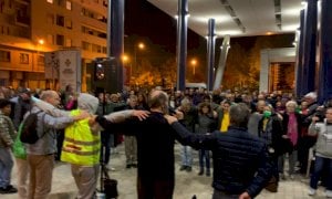 Cuneo, nuova manifestazione alla vigilia dell'entrata in vigore dell'obbligo del Green pass per lavorare