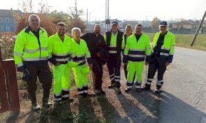 Busca, la Protezione civile al lavoro in frazione San Quintino
