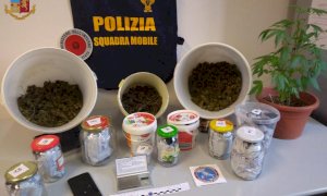 In casa aveva un chilo e mezzo di marijuana e un bilancino di precisione: arrestato un romeno