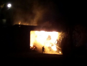 Incendio a Morra di Villar San Costanzo