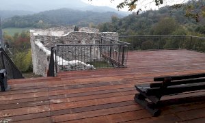 Restaurata la piattaforma panoramica del Castlà a Chiusa Pesio