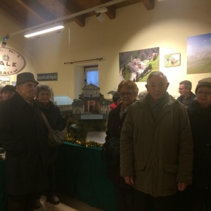 Il gruppo della Palestra di vita territoriale di Cuneo in visita a Valgrana