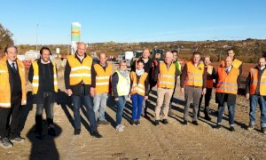 Sopralluogo della Provincia sul cantiere della variante di Cherasco