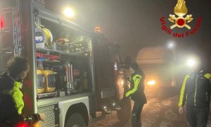 Diretto in Spagna, resta bloccato sul Colle di Tenda: autista romeno soccorso dai Vigili del Fuoco