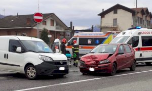 Incidente a San Rocco di Bernezzo: due feriti alle cure del 118