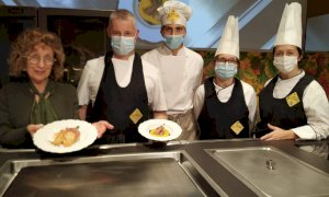 Alba, alla Fiera del Tartufo lo show cooking di tre grandi “chef insegnanti” con il Crudo di Cuneo sugli scudi