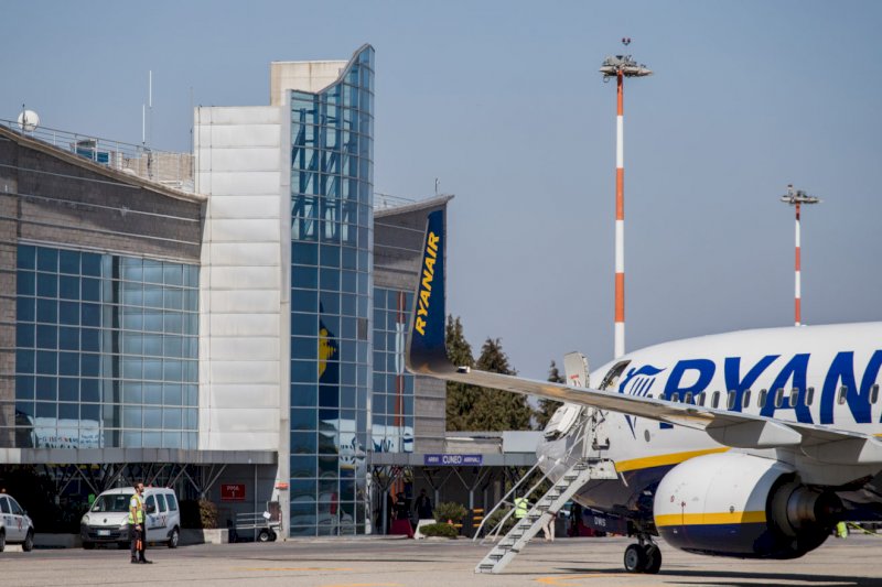 Aeroporto di Levaldigi, dal 28 marzo si vola a Roma Fiumicino con Ryanair