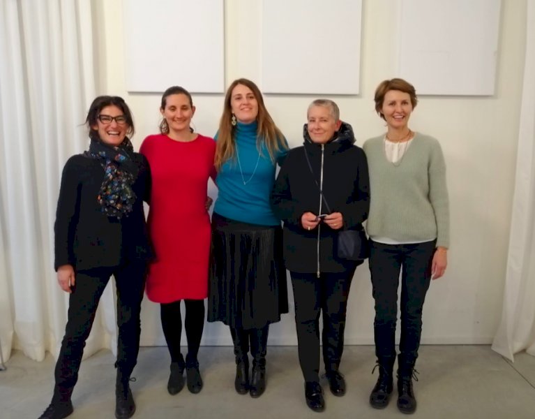 Da destra a sinistra: Michela Giuggia, Erica Cosio, Chiara Gribaudo, Patrizia Manassero e Sara Tomatis