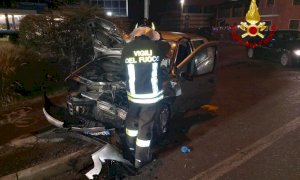 Frontale tra due auto a Cervasca, quattro persone trasportate al Pronto Soccorso