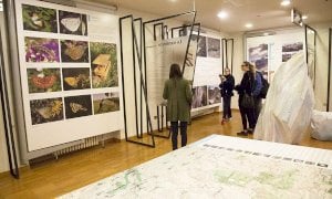 Domani una visita guidata alla mostra “Ultimi Ghiacci: cambiamenti climatici nelle Alpi del Mediterraneo