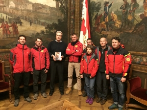 Il Sindaco ha incontrato la Delegazione piemontese del Soccorso Alpino Speleologico