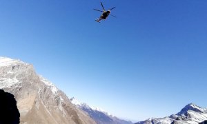 Alpinista travolto da una scarica di pietre a Bellino, è grave