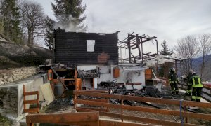 Frassino, incendio in una seconda casa