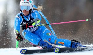Marta Bassino ha partecipato alle prove della discesa libera olimpica, ma non sarà al via della gara