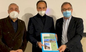 Cirio a Busca per conoscere da vicino i progetti per la Strada dei Cannoni e il museo dell'Ingenio