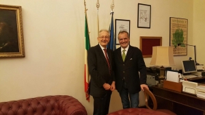 Summit in Senato tra Beppe Ghisolfi e Roberto Calderoli 