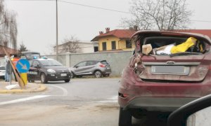 Incidente stradale a Castelletto Stura: non ci sono feriti gravi