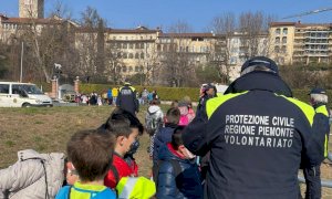 A Busca la lezione della Protezione civile subito messa in pratica dai piccoli volontari