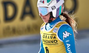 Marta Bassino in corsa per il podio nel Gigante di Are: è seconda a metà gara