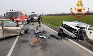 Frontale tra Genola e Savigliano, c'è un ferito grave