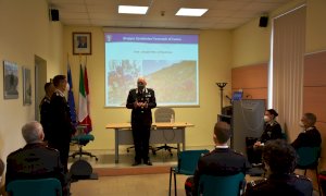 Il Comandante dei Carabinieri Forestali in visita a Cuneo
