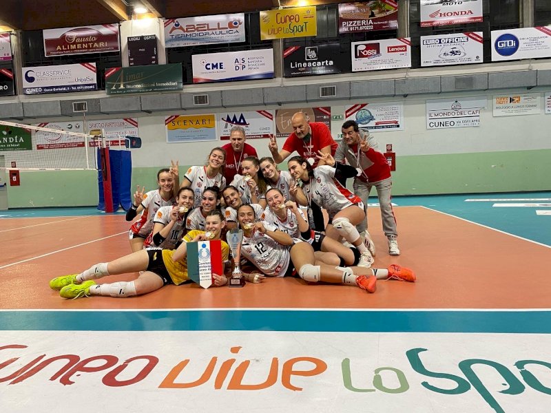 Pallavolo, l'Under 18 della Cuneo Granda Volley campione provinciale