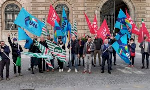 La protesta dei lavoratori della Sanità pubblica: 