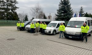 Terzo giorno in Polonia per la spedizione umanitaria dei Vigili del Fuoco di Cuneo