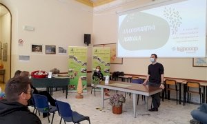 Legacoop Piemonte ha incontrato i ragazzi della Scuola Forestale di Ormea