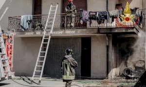 Incendio in un garage a Busca, sul posto i Vigili del Fuoco