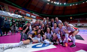 Pallavolo A1/F: una Bosca San Bernardo strepitosa porta Novara a Gara3 