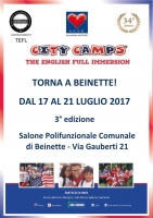 Torna il “Beinette City Camp”