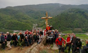 A Venasca inaugurata la nuova Croce del Belvedere