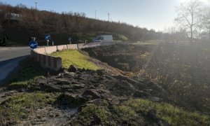 Monforte d’Alba, lavori di ripristino della frana di Panirole