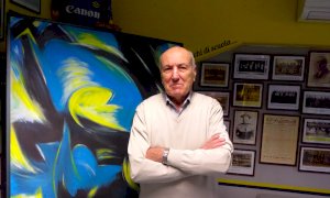 Dal calcio alla pittura: Gianni Bui espone a Vernante
