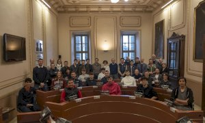 Gli studenti del Cnos Fap salesiano ricevuti in municipio a Bra