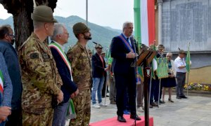Anche Federico Borgna all'Adunata degli Alpini a Dronero