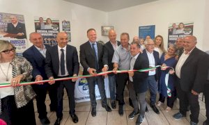Doppia inaugurazione a Mondovì col senatore Francesco Lollobrigida
