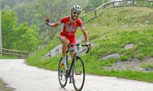 Leonardo Viglione vince la cicloscalata Cervasca-Madonna degli Alpini
