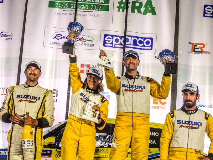 Suzuki Rally Cup, Matteo Giordano e Manuela Siragusa vincono il Rally di Alba