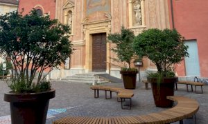 Nuovi arredi urbani nel centro di Busca