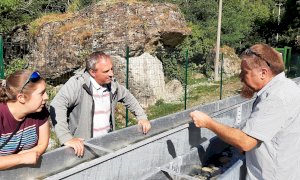 In visita al Centro Alpstream di Ostana due scienziati della Loughborough University